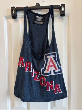 Signorelli Navy Arizona Graphic Racerback Crop Top